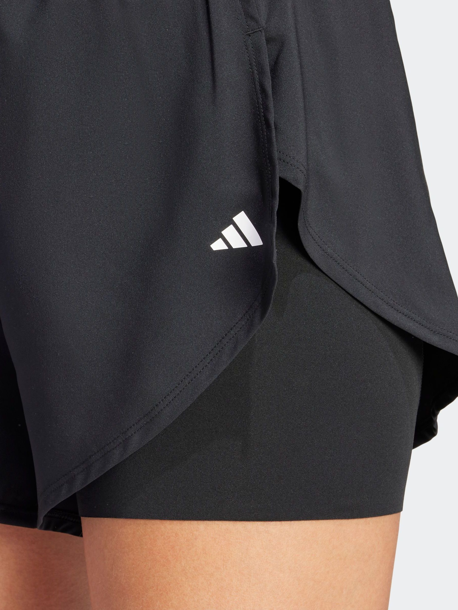 Zwart - Adidas 2-in-1 trainingsshort