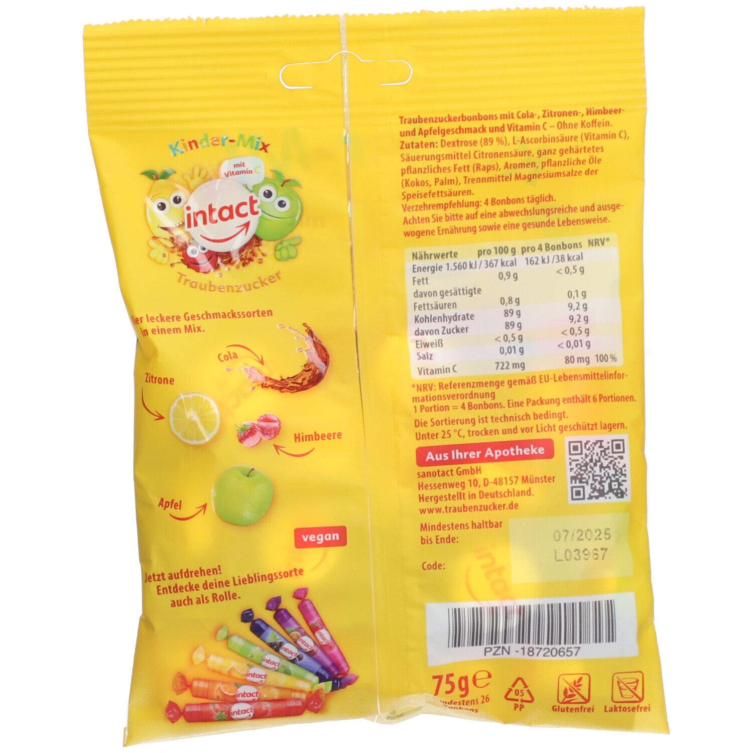 intact Traubenzucker Kinder-Mix