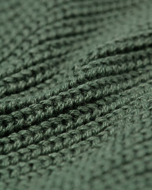 pull-over câblé pour hommes vert