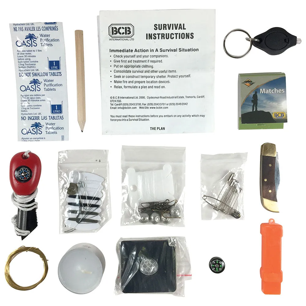 BCB -  BCB Überlebensset Waterproof Survival Kit