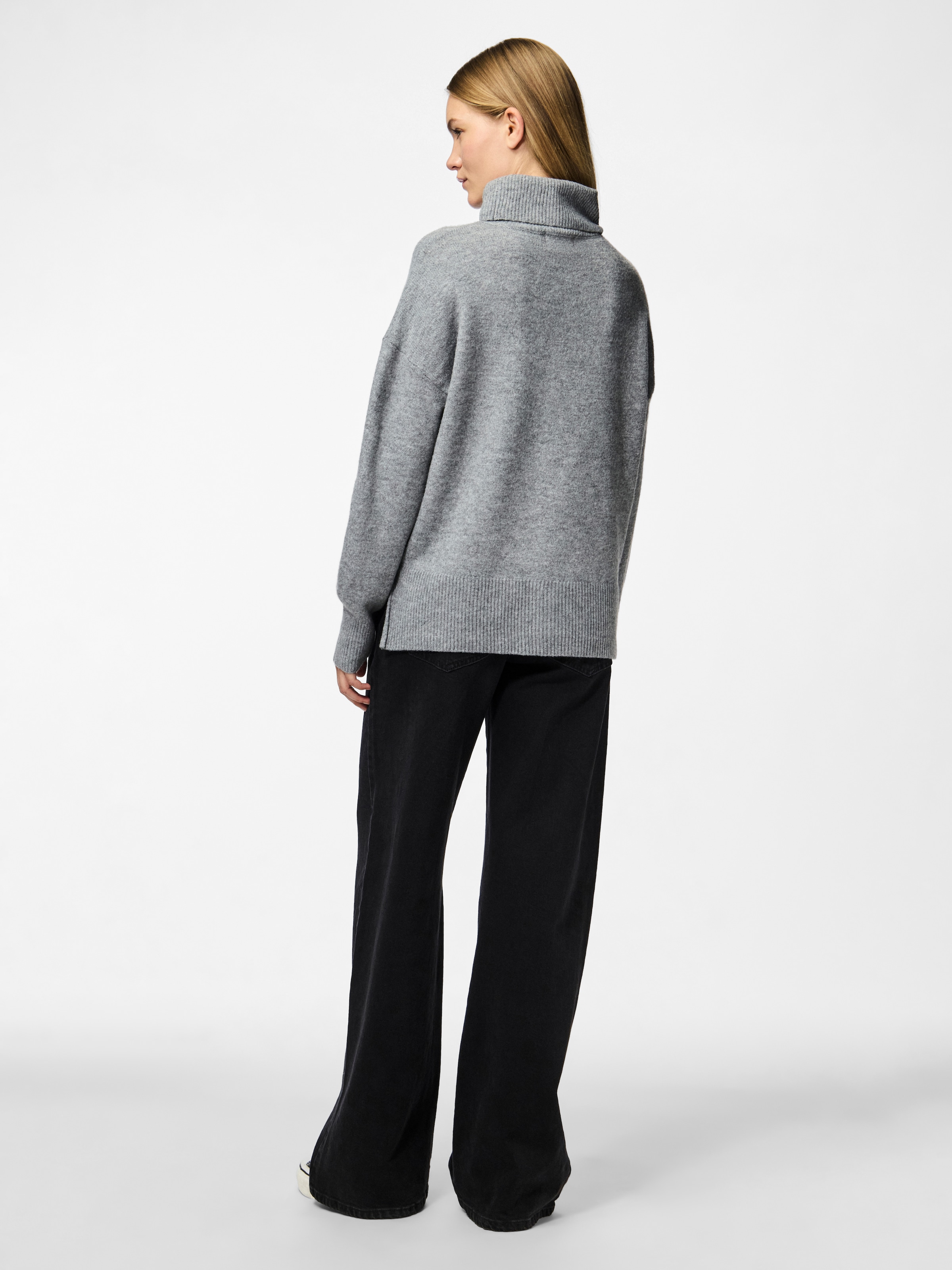 pieces Rollkragenpullover »PCMALOU LS ROLLNECK KNIT NOOS BC«