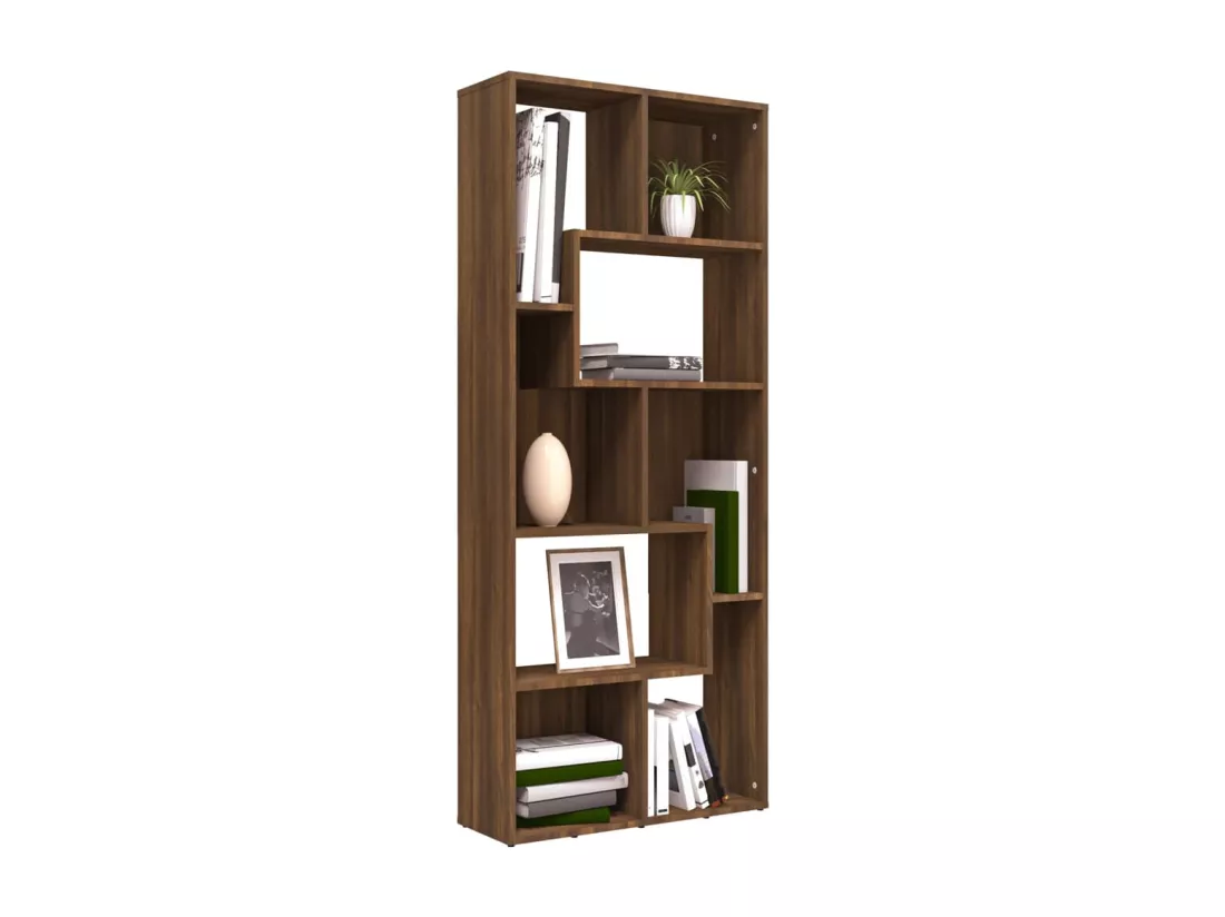 Bibliothèque Chêne marron 67x24x161 cm Bois d'ingénierie