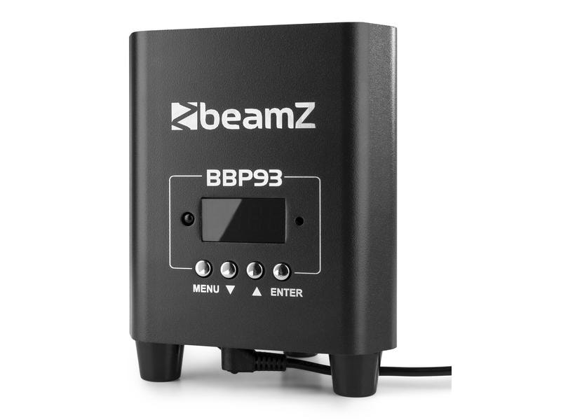 BeamZ Bodenstrahler BBP93 Uplight Par Akkubetriebener LED-Bodenstrahler 3x 10W