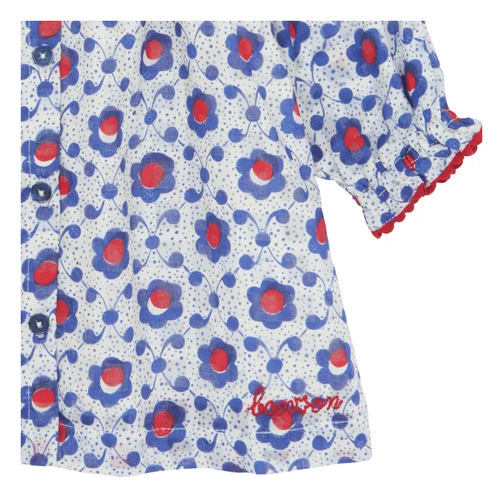 Bonton Robe à Fleurs Heidi | Bleu