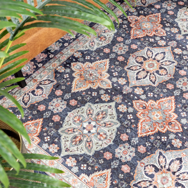 Vintage vloerkleed - Imagine Oriental Blauw | Rijk
