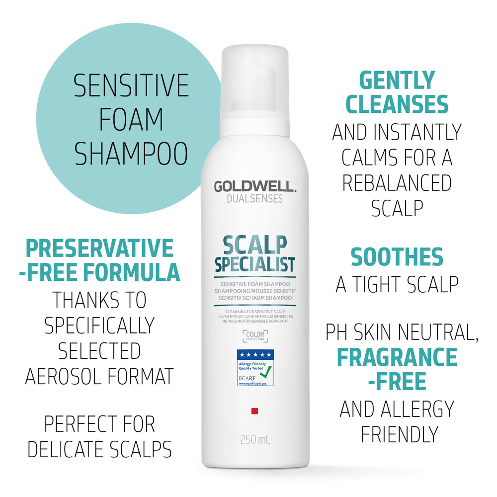 Goldwell Dualsenses Scalp Specialist Sensitive Foam Shampoo - 250 ml.