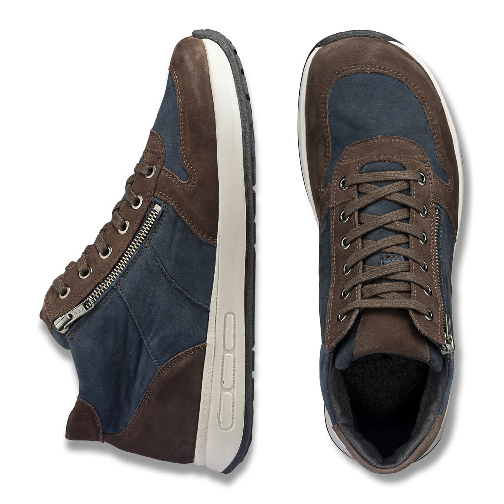 HERREN - Stiefelette VASTO braun-blau