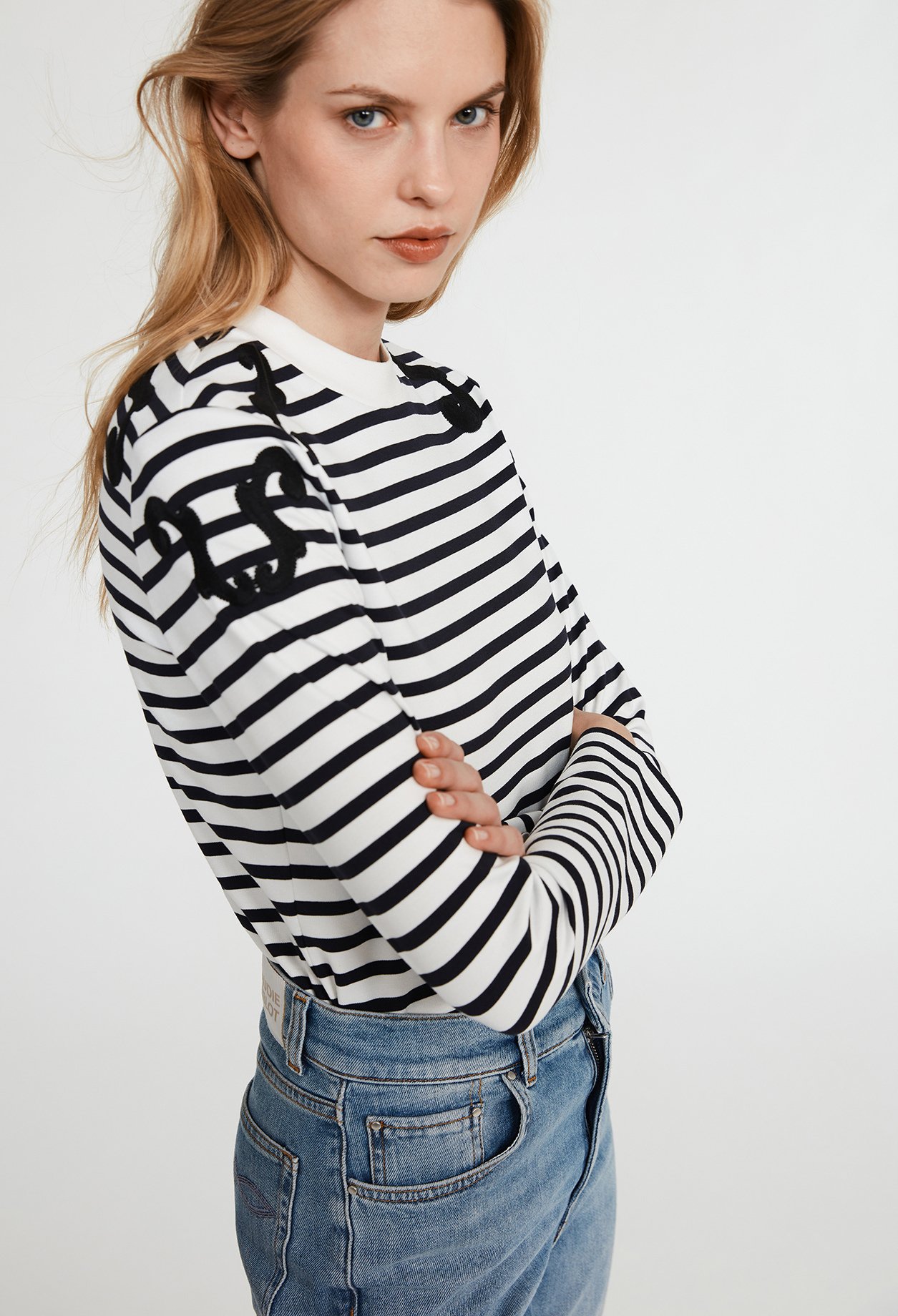 T-shirt marini&egrave;re manches longues