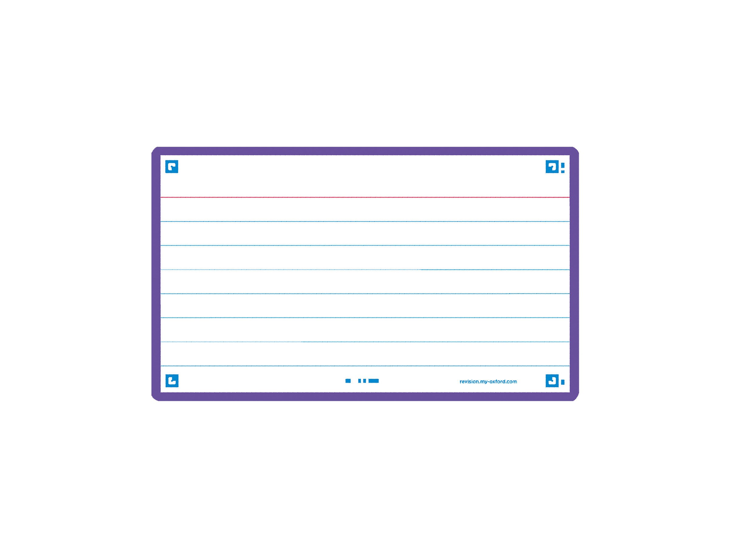 FLASHCARDS OXFORD 2.0 A7 ROXO 30 FOLHAS