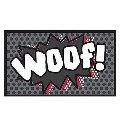 Tapetes de alimentação para animais de estimação Woof/Meow, cor Woof