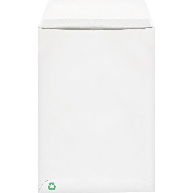 Bruneau - Pochette kraft blanc recyclé 162 x 229 mm 90 g sans fenêtre - Boîte de 500