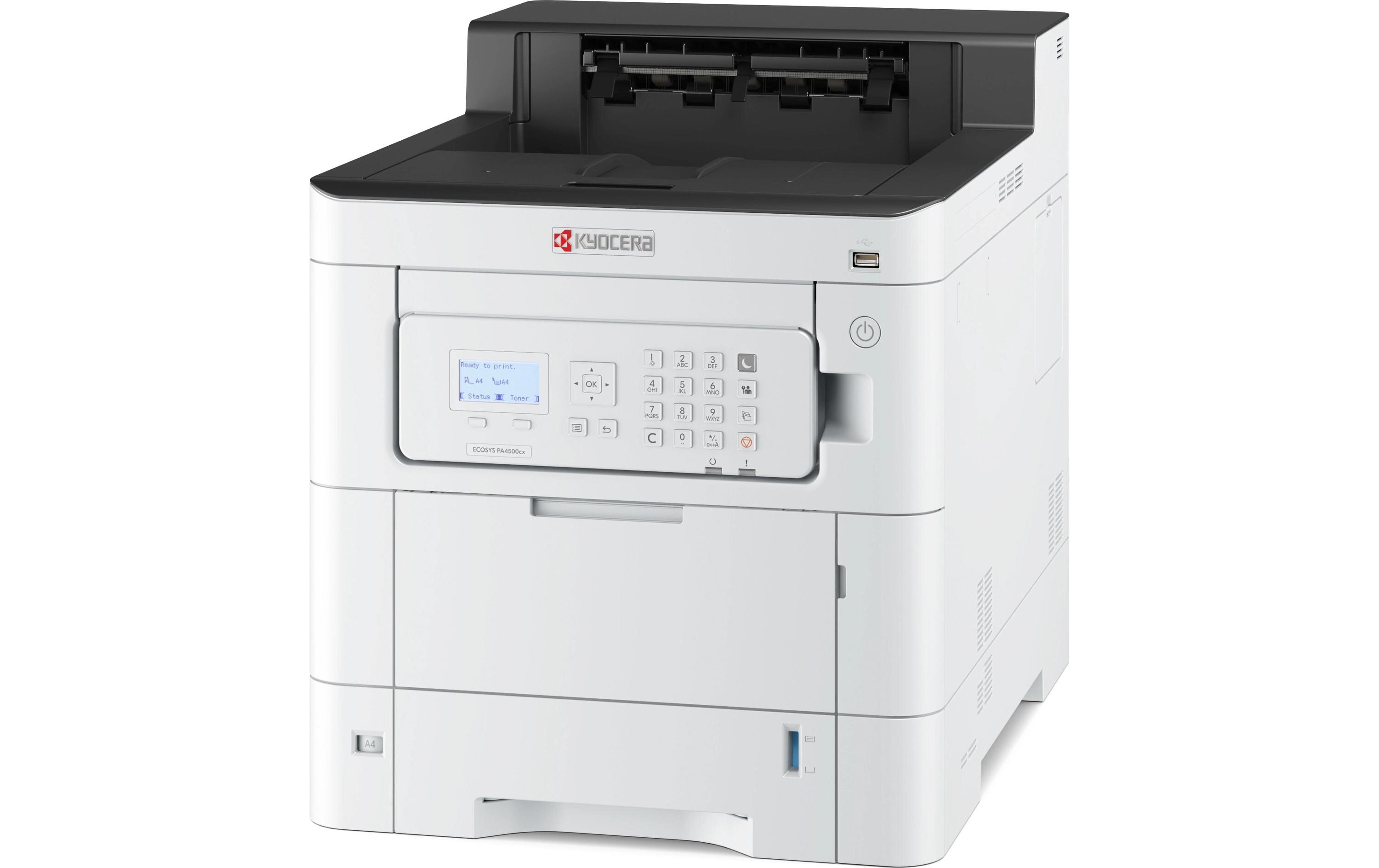 Drucker ECOSYS PA4500cx<br>Schneller, netzwerkfähiger Laserdrucker
