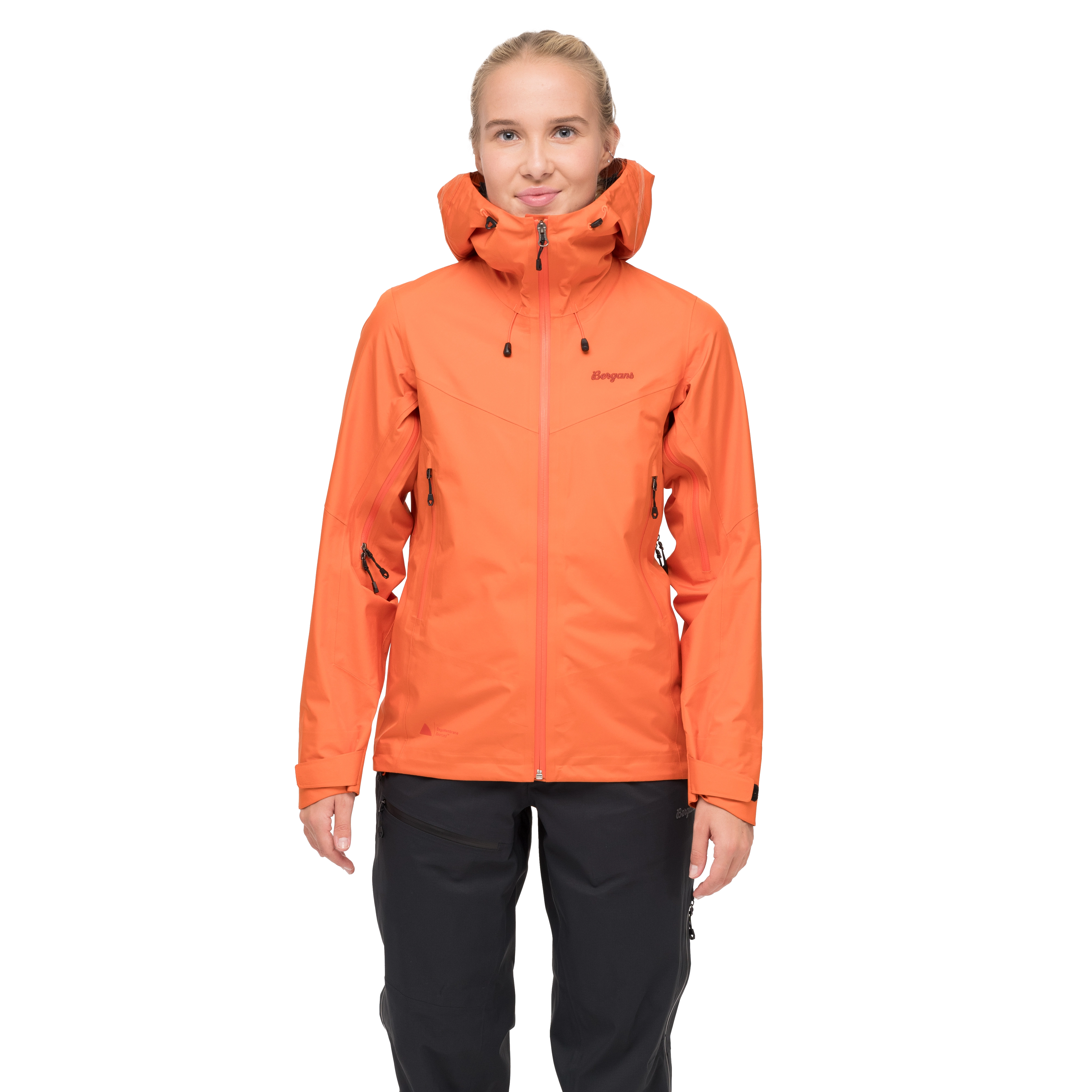Rabot Light 3L Shell Jacket Women Alert Orange