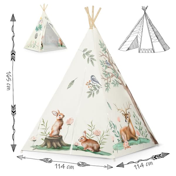Barne Tipi telt Nukido - Beige
