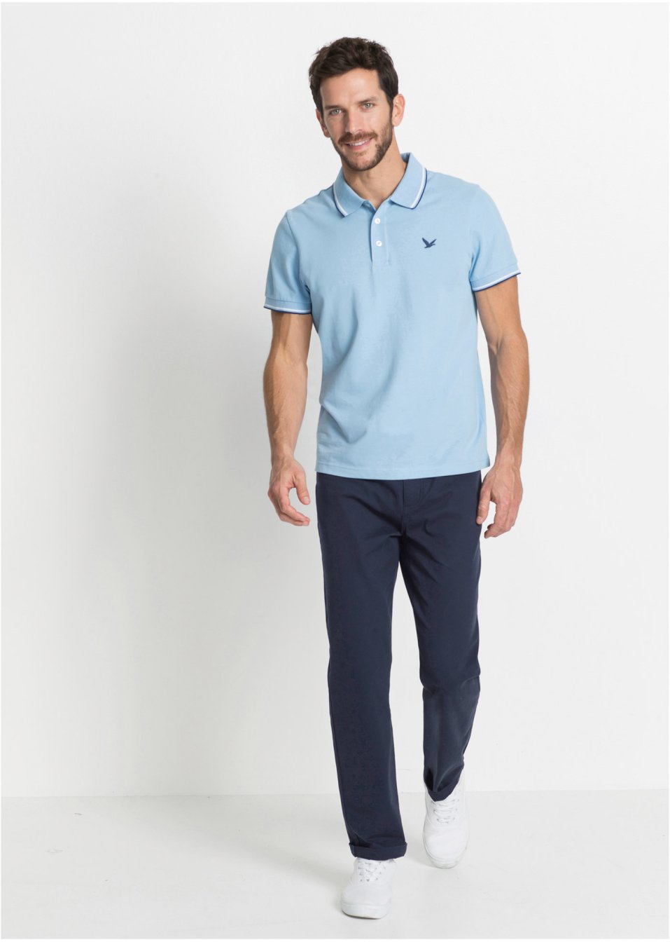 Pantalon extensible Classic Fit, Straight