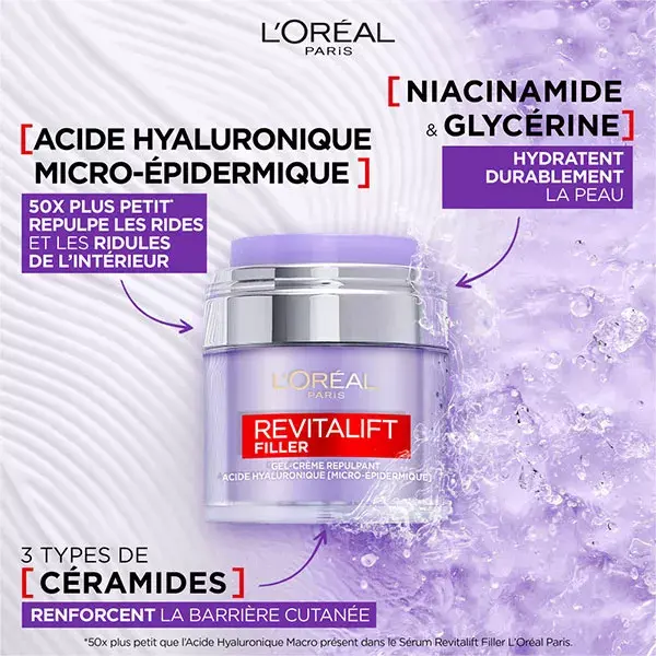 Gel-Creme Preenchedor L'Oréal Paris Hidratante e Antienvelhecimento