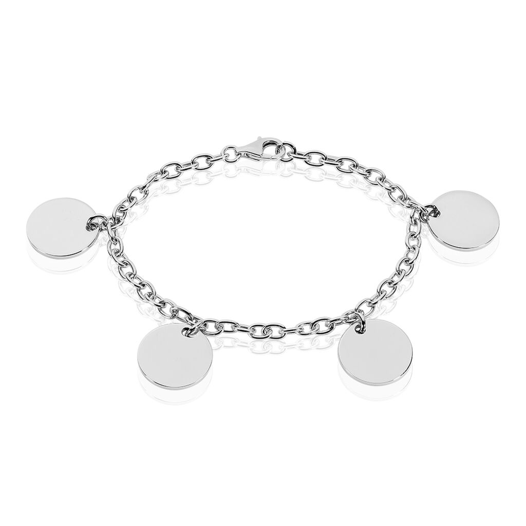 Bracelet Chrystiane Argent Blanc
