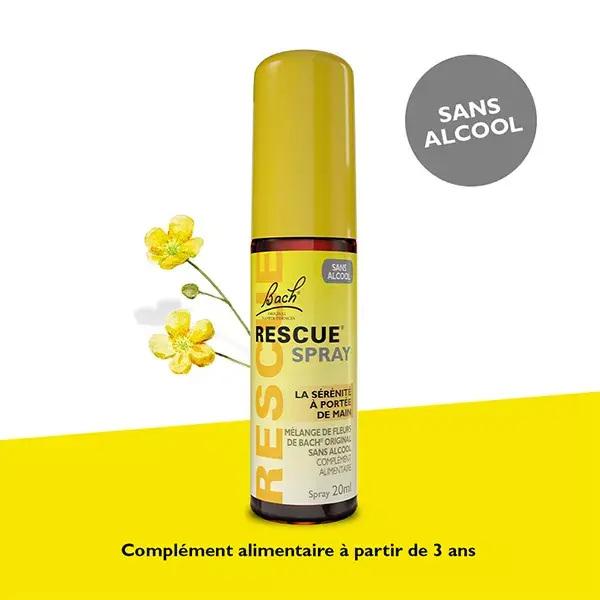 Rescue Spray Sans Alcool - 20ml