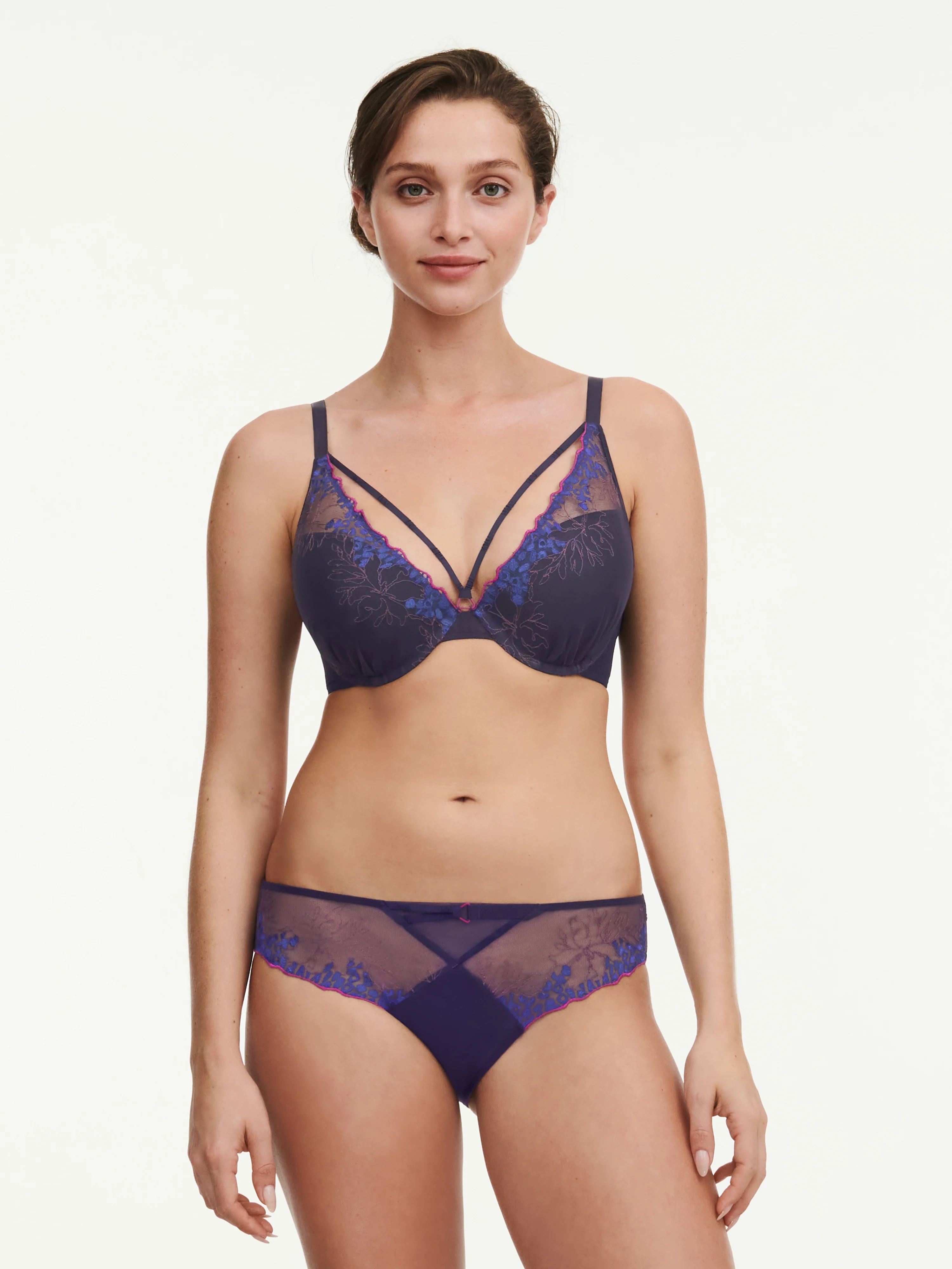 SPICE - Soutien-gorge coques push-up broderie | Multicolore