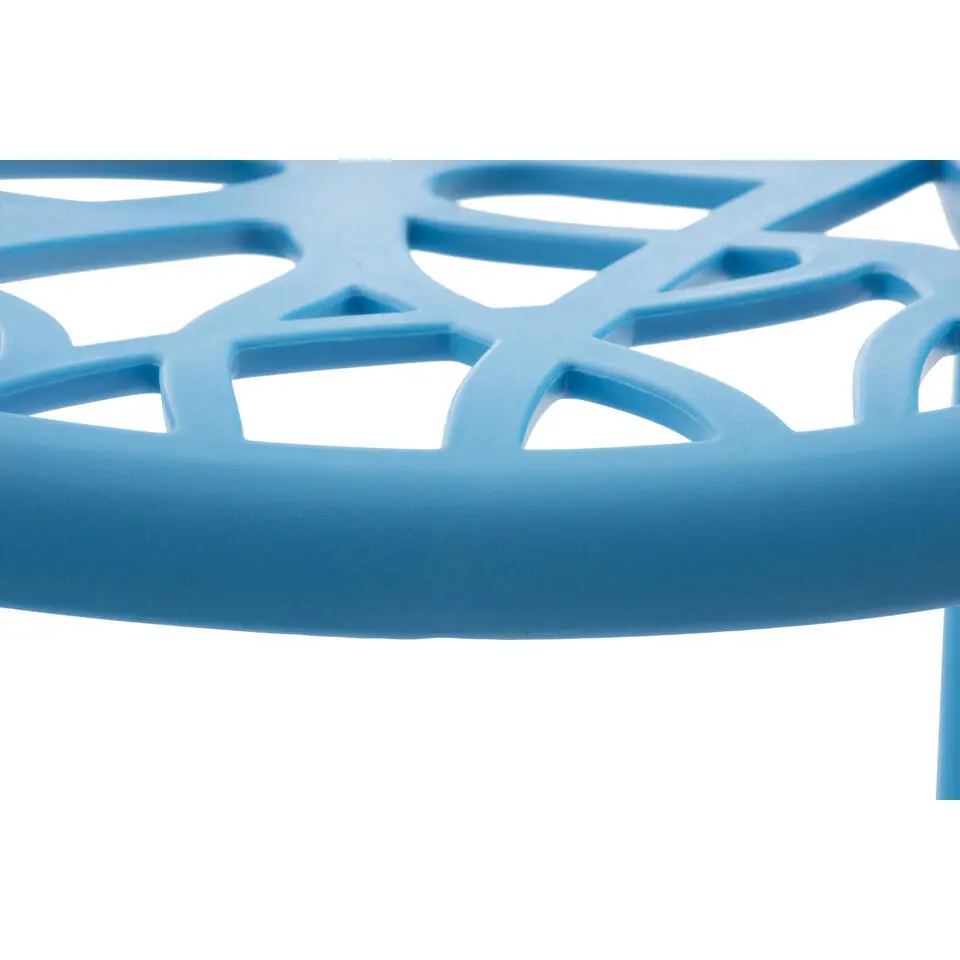 CLP Set van 4 Tuinstoel Hope Kunststof - blauw
