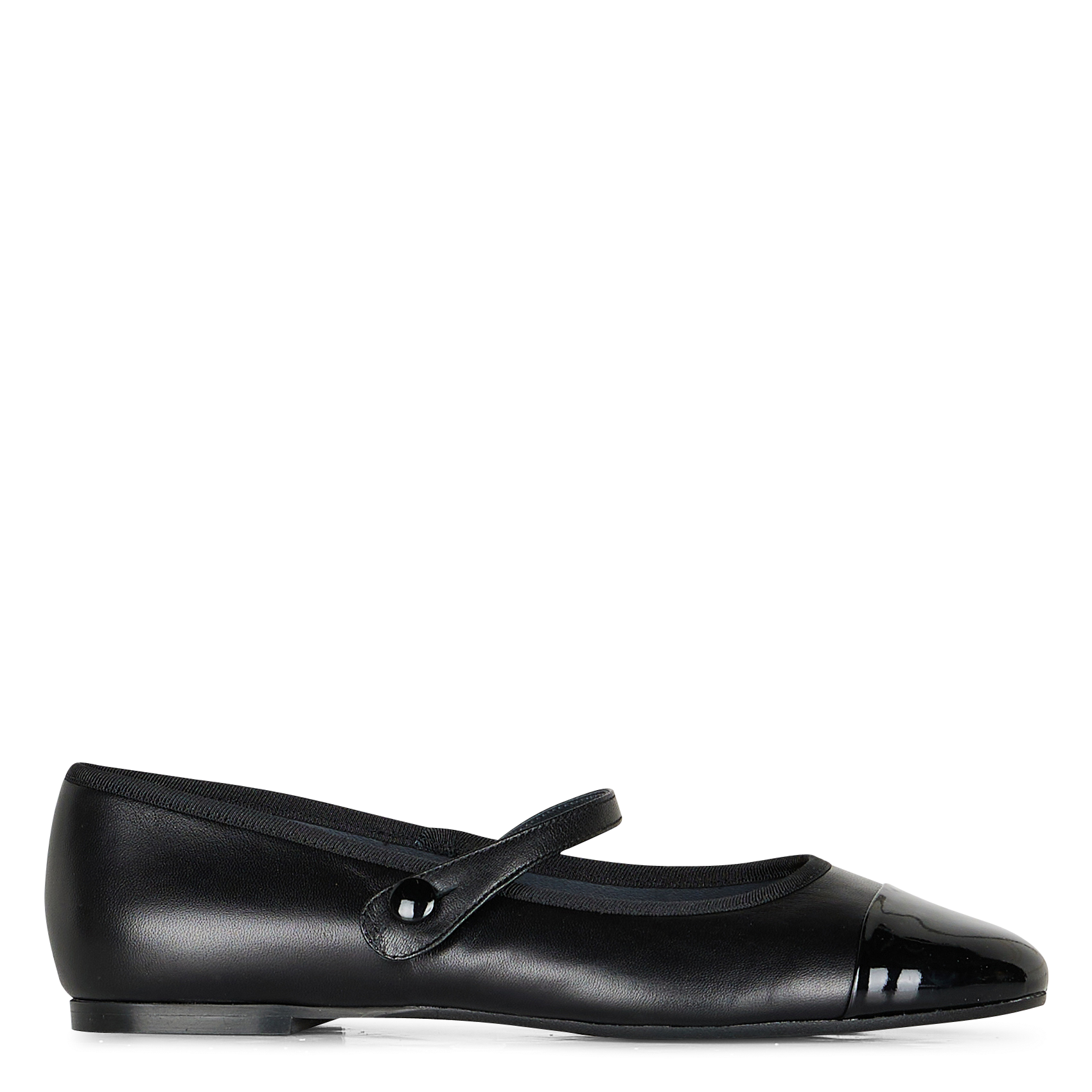 DREUX - Ballerines à brides en cuir | Noir
