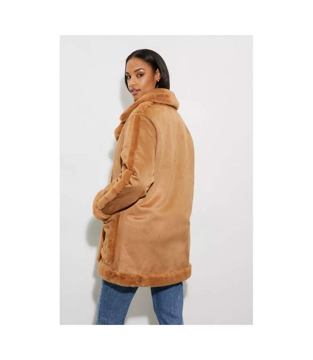 Dorothy Perkins - Manteau LUXE - Femme (Caramel) - UTDP541