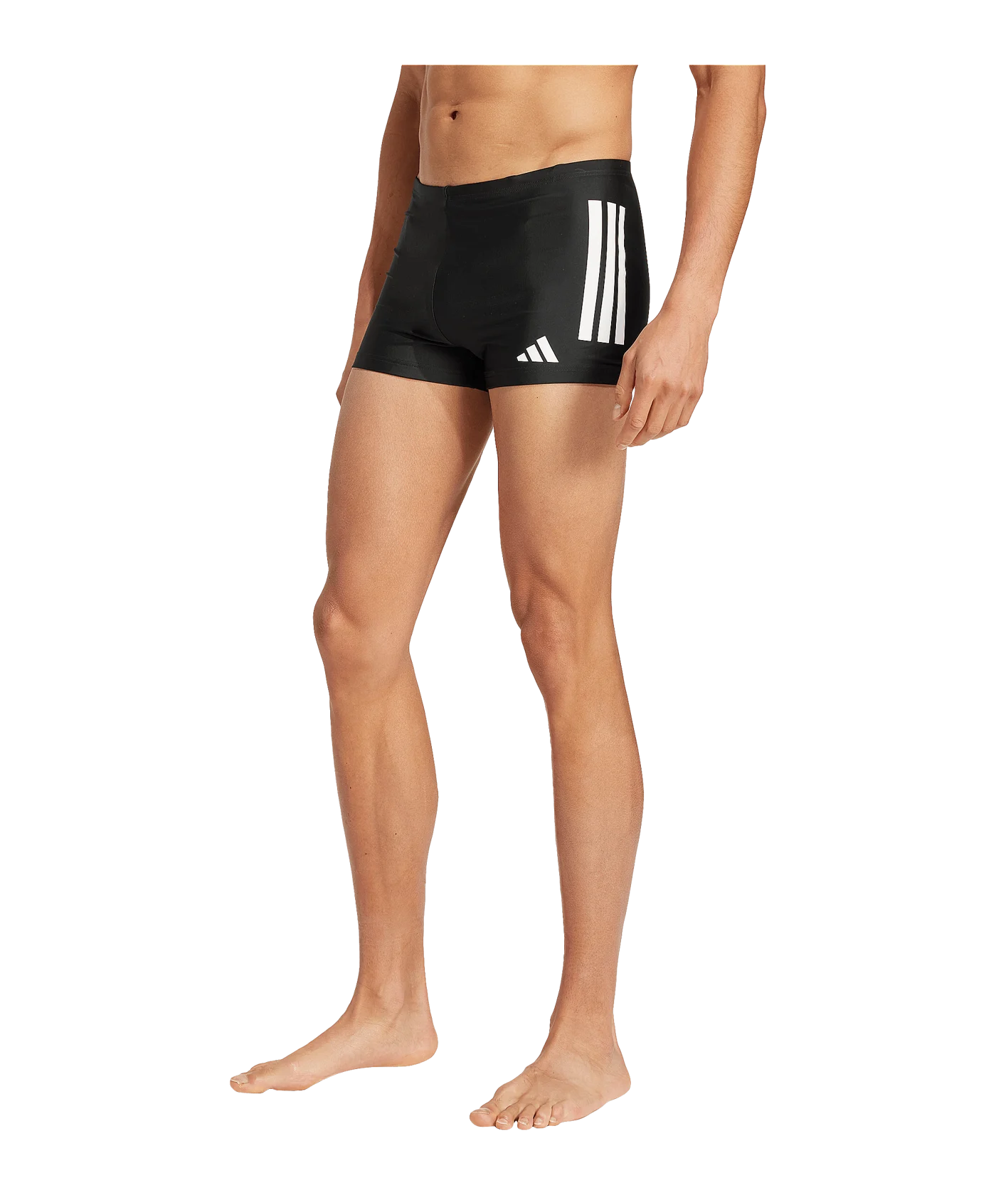 adidas 3-Streifen Badehose 2in Schwarz