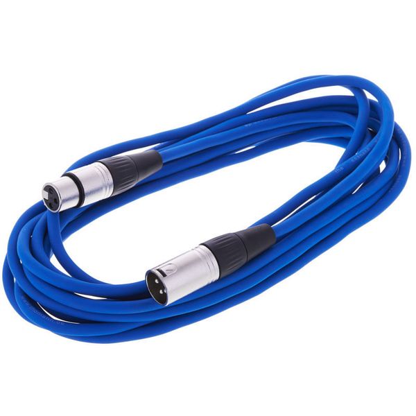 the sssnake SM6BL Mikrofonkabel blau