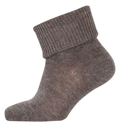 Melton Socken - Los geht's - Denver Melange m. Anti-Rutsch