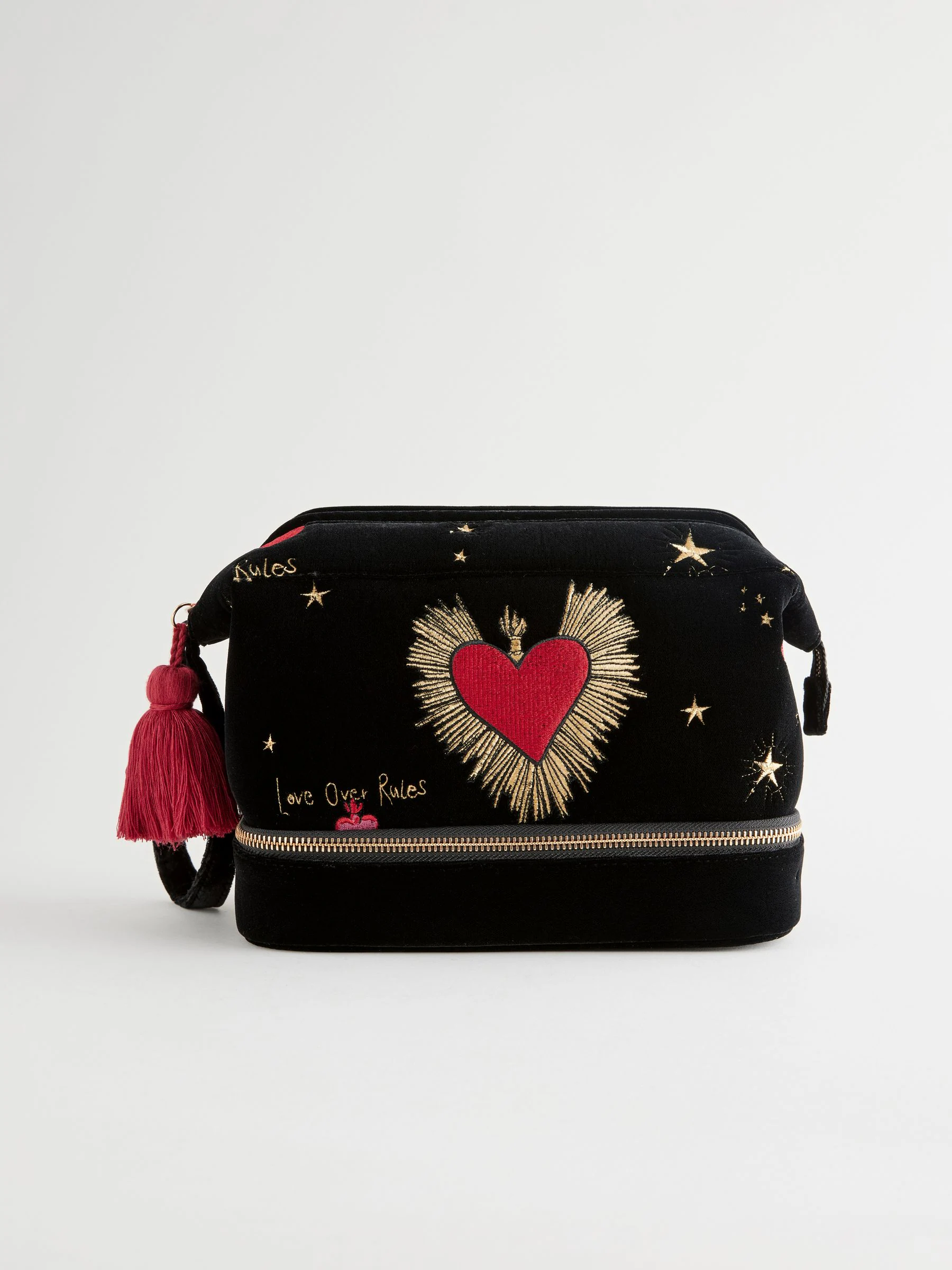 Rockett St George Velvet Washbag