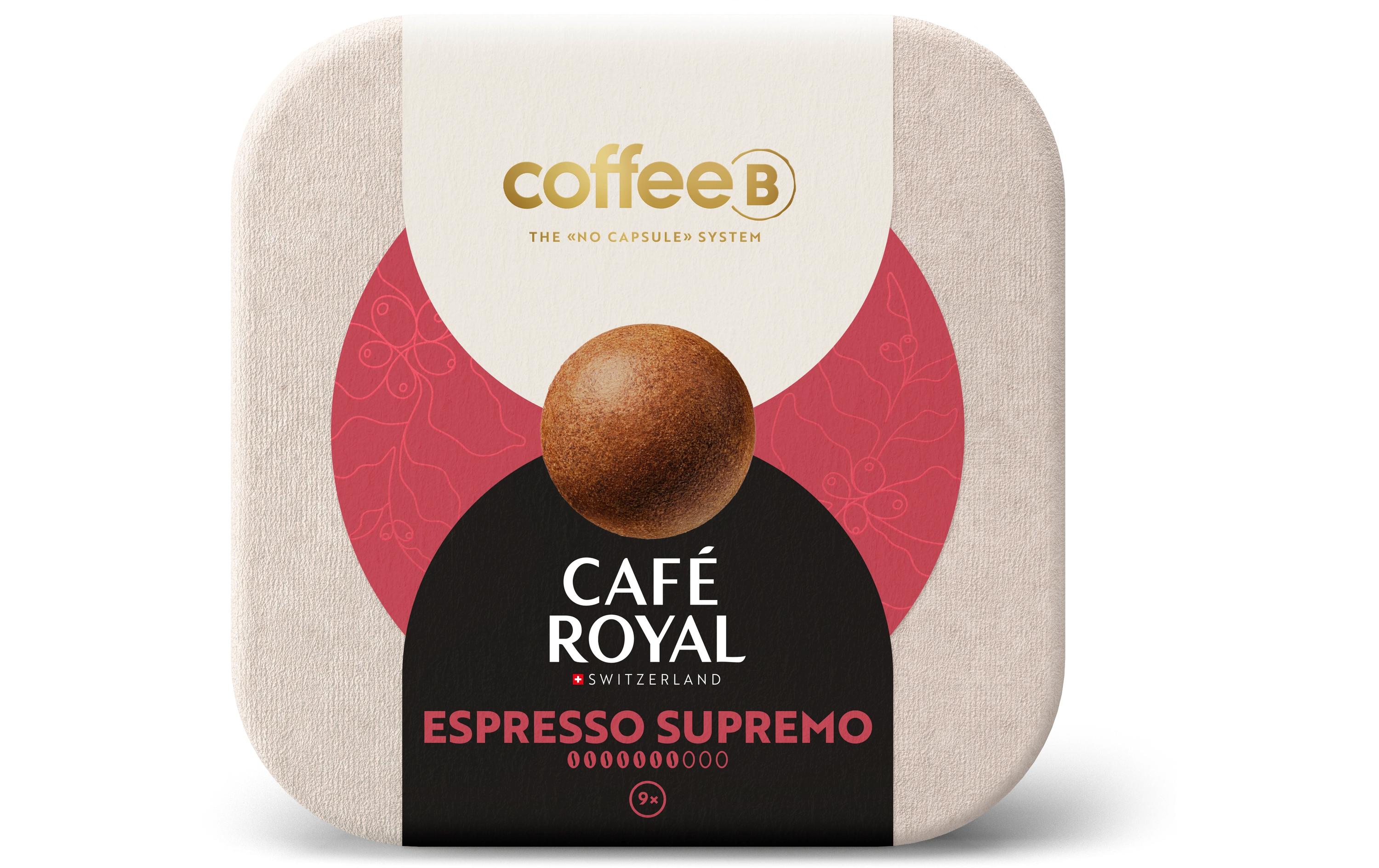 Coffee Balls Espresso Supremo 9 StückGartenkompostierbare Coffee Balls für CoffeeB Globe Maschinen