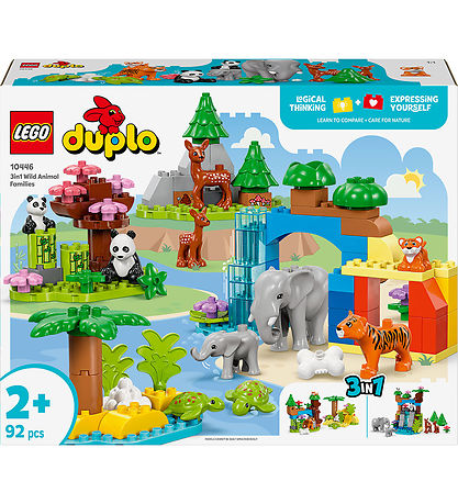 LEGO® DUPLO - Wildtier-Familien 3-in-1-Set 10446 - 3-in-1 - 92