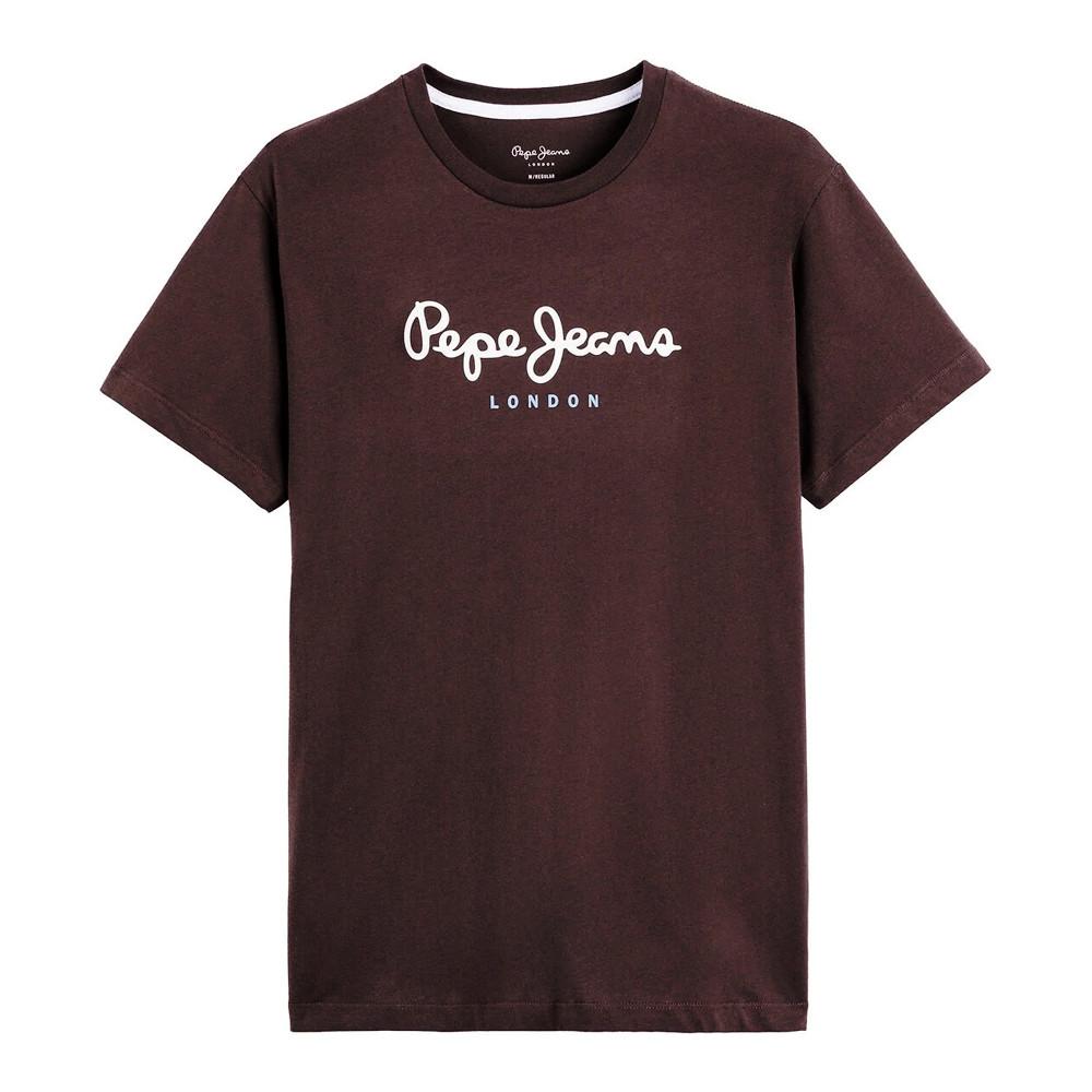 Pepe jeans T-shirt Marron Homme Pepe jeans Eggo N