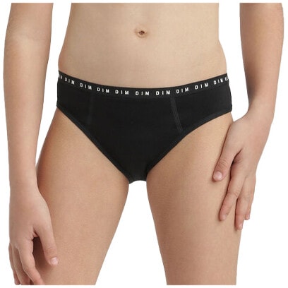 Culotte menstruelle en coton bio - Flux abondants - Noir