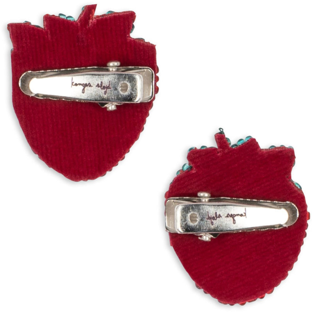 Køb Konges Sløjd Strawberry 2 Pak Strawberry Beaded Hair Clip