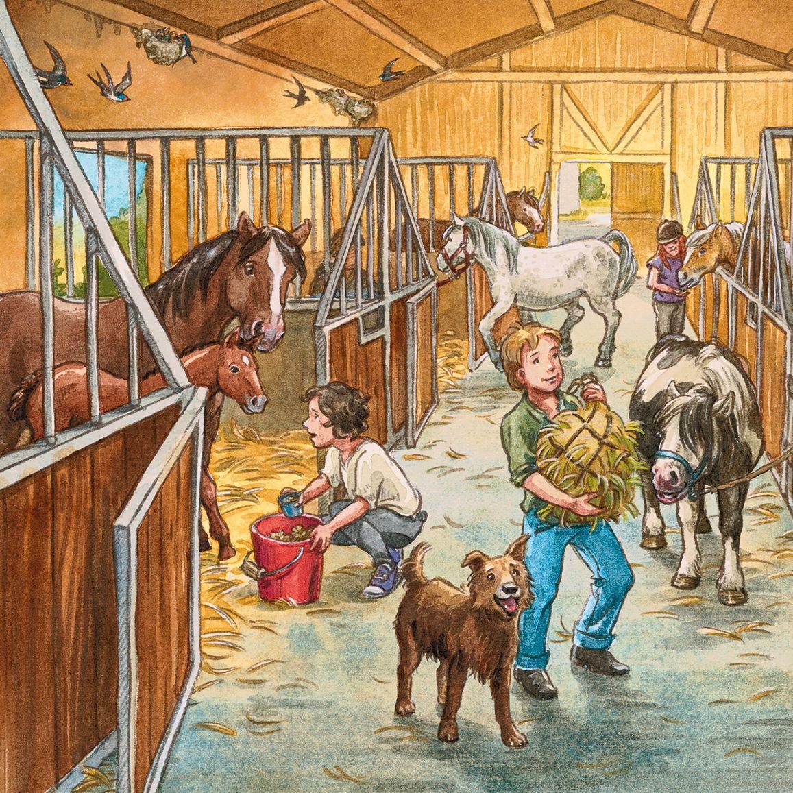 Puzzle Mein Reiterhof 3x49 Teile