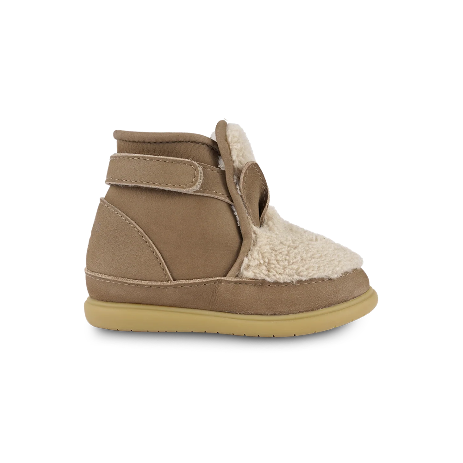 Roumi Shoes | Alpaca | Beige Curly Faux Fur