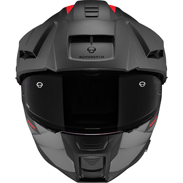 Schuberth - Casque E2 Defender Noir Mat / Rouge