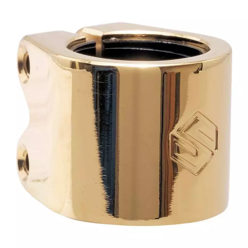 Striker Lux Double Collier De Serrage Trottinette Gold Chrome