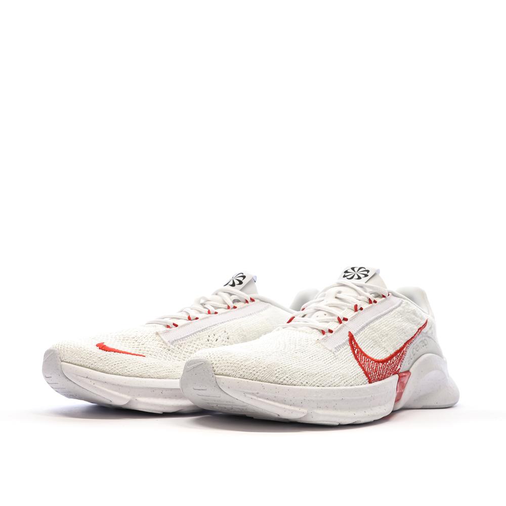 Nike Chaussures de Running Blanc/Rouge Homme Nike Superrep Go 3