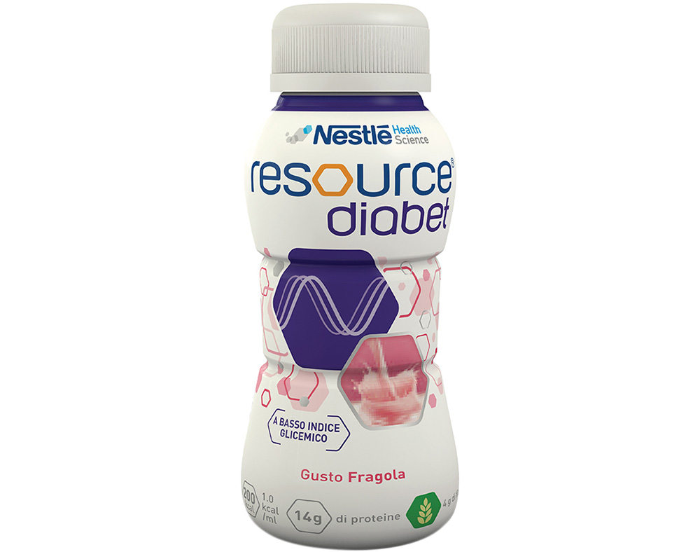ALIMENTO DIETÉTICO RESOURCE DIABÉTICOS MORANGO 4X200ML