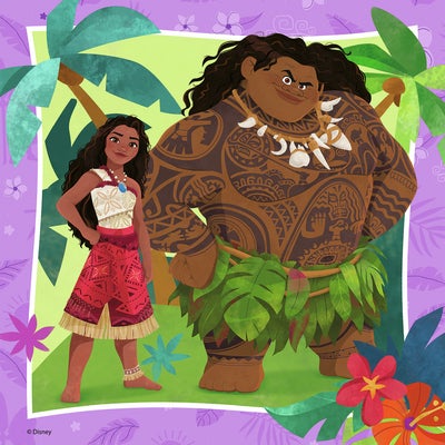 Ravensburger Disney Vaiana 2 Puslespill 3x49 Brikker