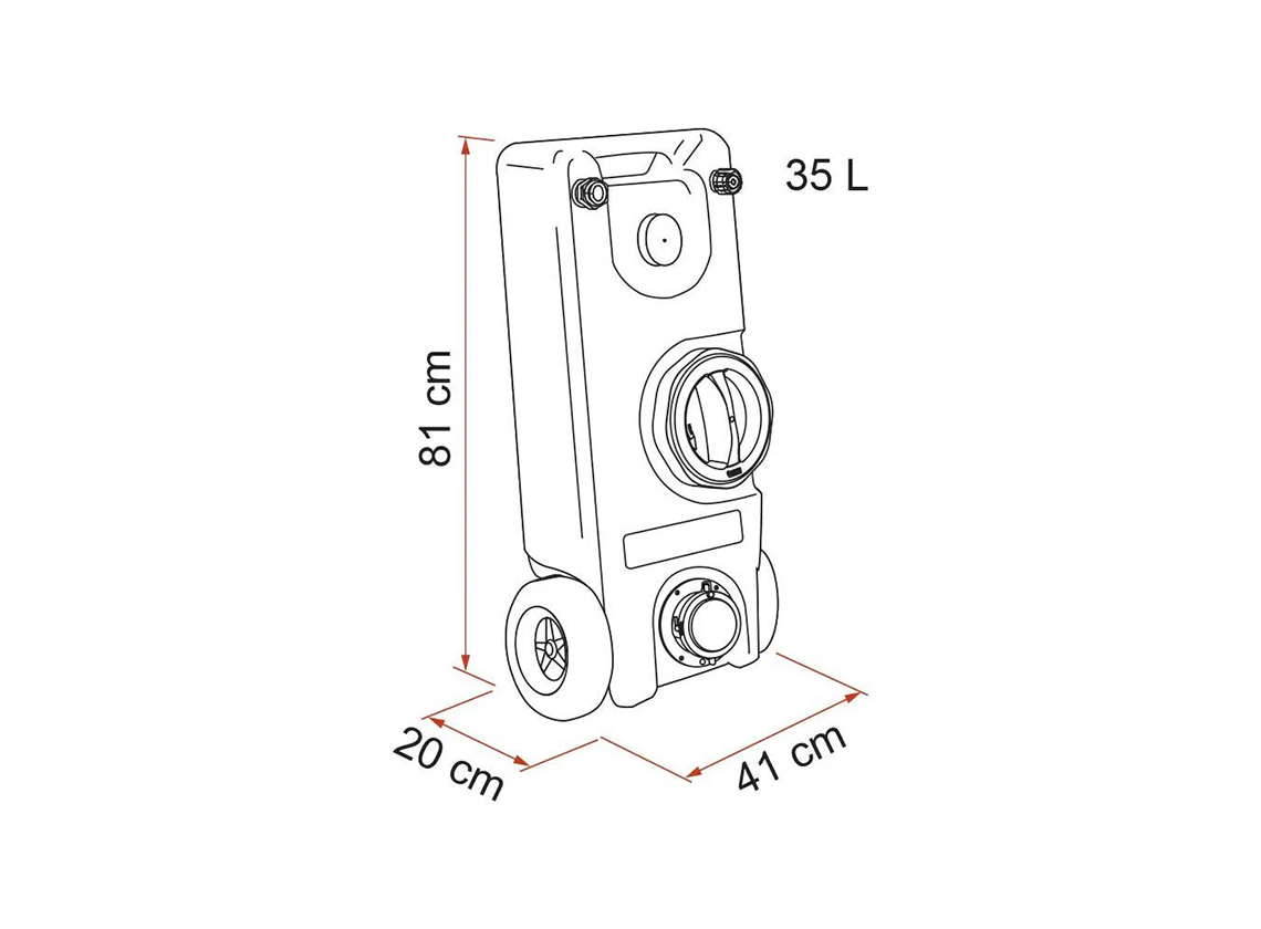Fiamma 40W watertank