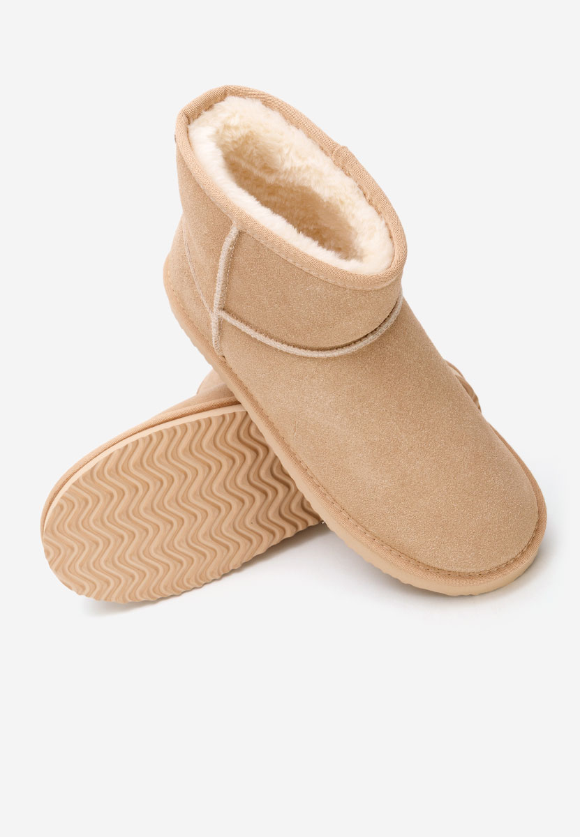 Bottes de neige femme beige Crisea V2