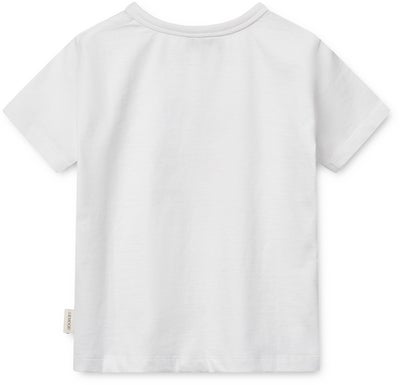 LIEWOOD Apia Placement T-skjorte, Liewood Pale tuscany/Crisp white