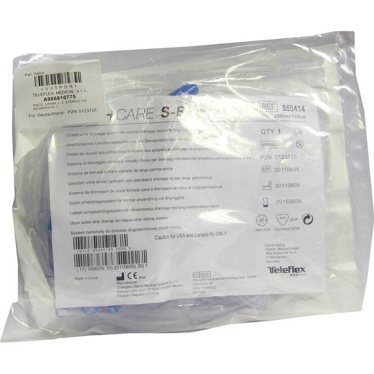 Urinbeutel Medic.Service S Bag 2l 120cm Schlauch, 1 St