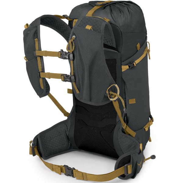 Sac à dos randonnée OSPREY TALON VELOCITY 20 DARK CHARCOAL/TUMBLEWEED YELLOW