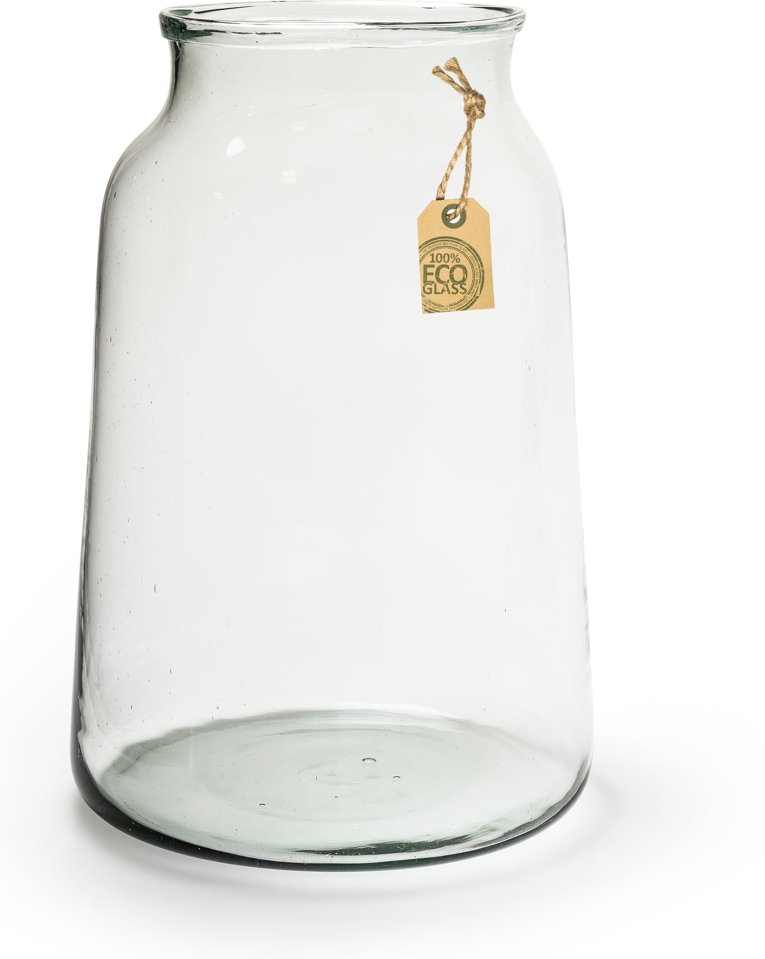 Jodeco vaas Eddy transparant D 16 H 35 cm