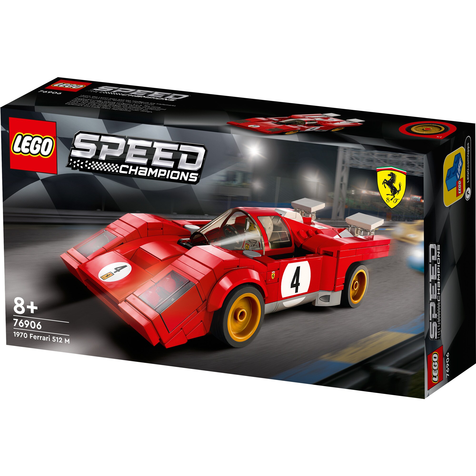 LEGO Konstruktionsspielzeug Speed Champions 1970 Ferrari 512 M