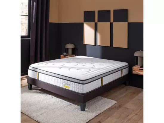 BELLECOUR LITERIE | Matelas REINA 2.0 140x190 cm | Ressorts ensachés